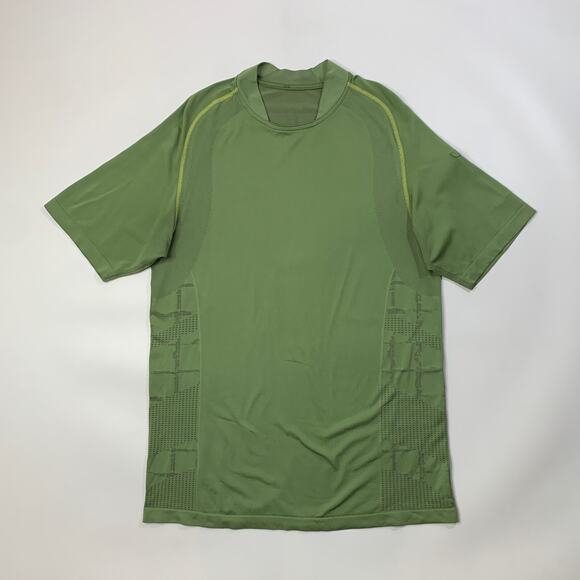 Lululemon T Shirt Mens M Medium Ivy Green Metal Vent Tech Short Sleeve Workout - Picture 2 of 8